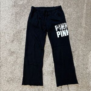 PINK Victoria's Secret Black Track Pants